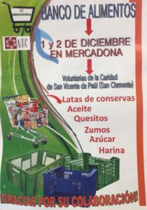 recogida alimentos 1 2 dic